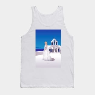 Bride in Mykonos Tank Top